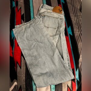 Light wash jeans